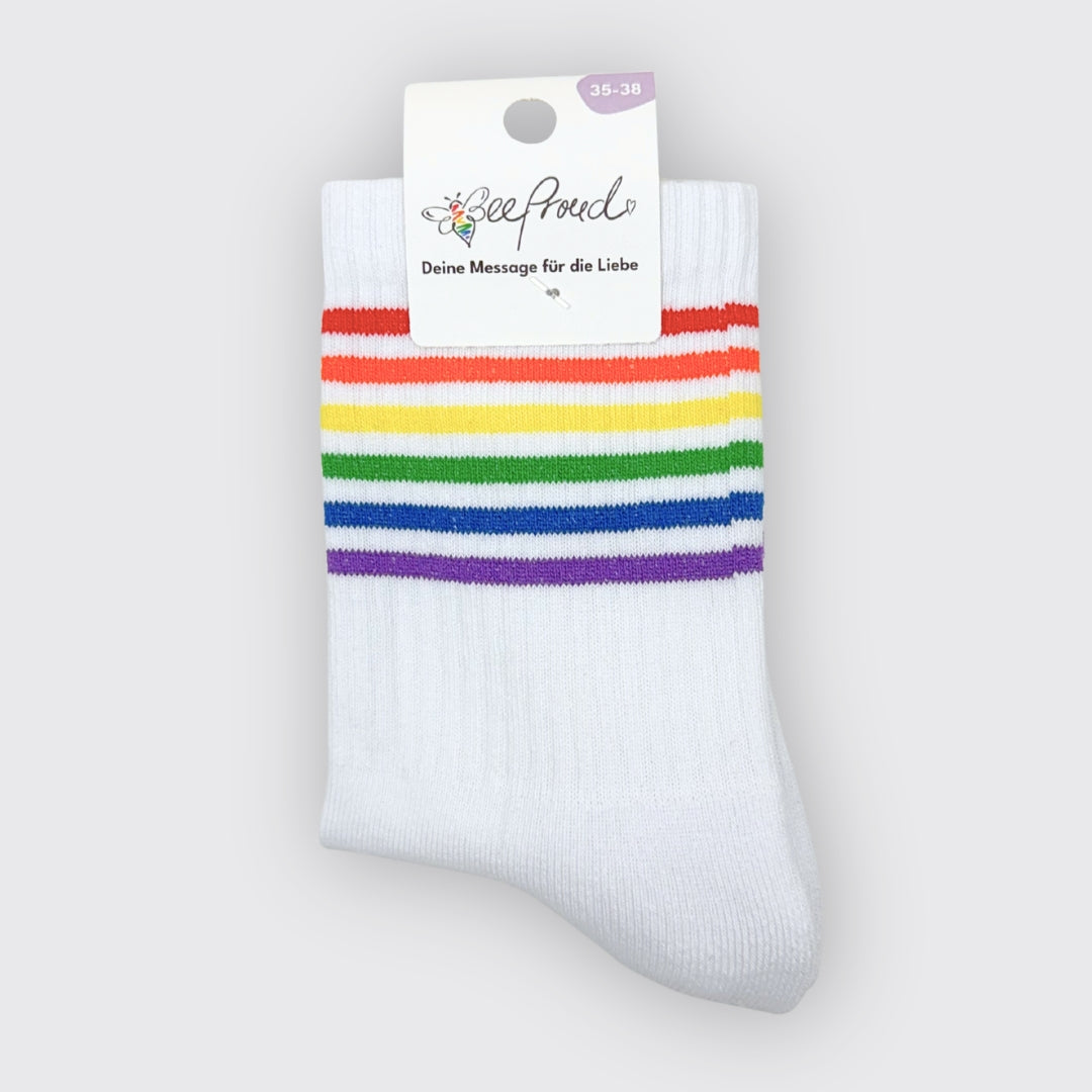 Pride Socken "Regenbogen-Streifen"