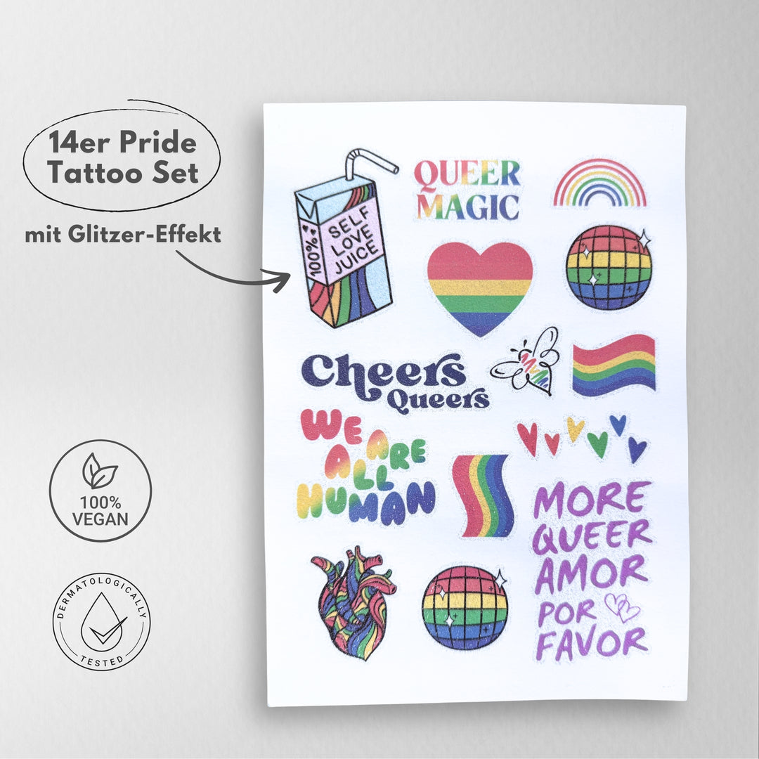Pride Tattoo Set - 3 für 2