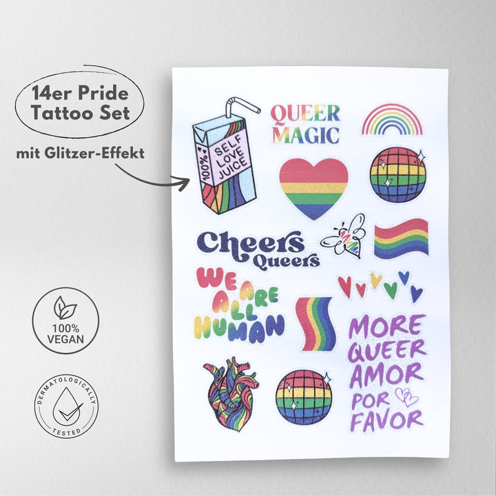 Pride Tattoo Set - 3 für 2