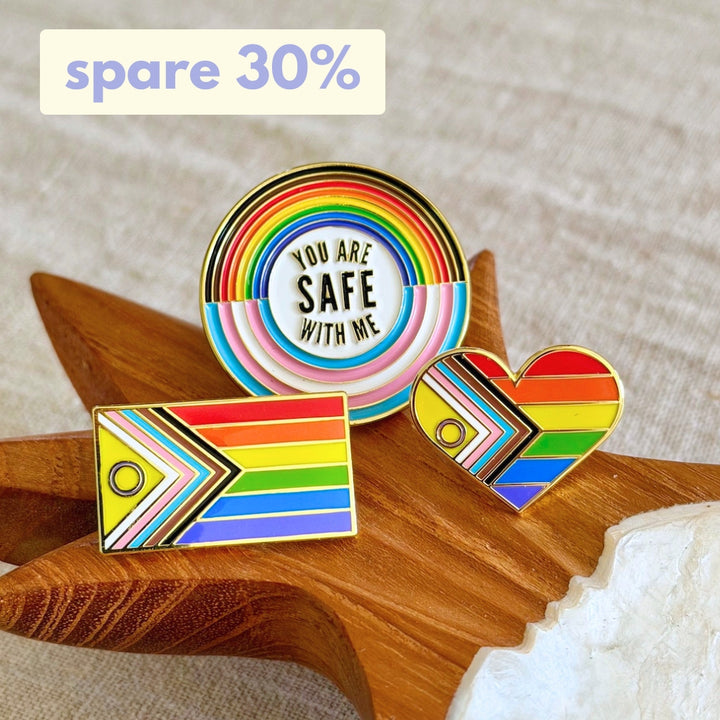 Progress Pride Pin Set