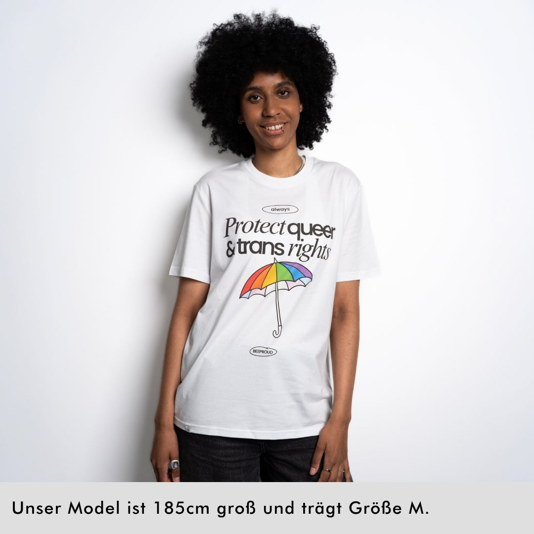 Shirt "Protect queer &amp; trans rights" - Frontprint