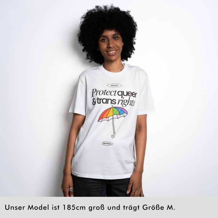 Shirt "Protect queer &amp; trans rights" - Frontprint