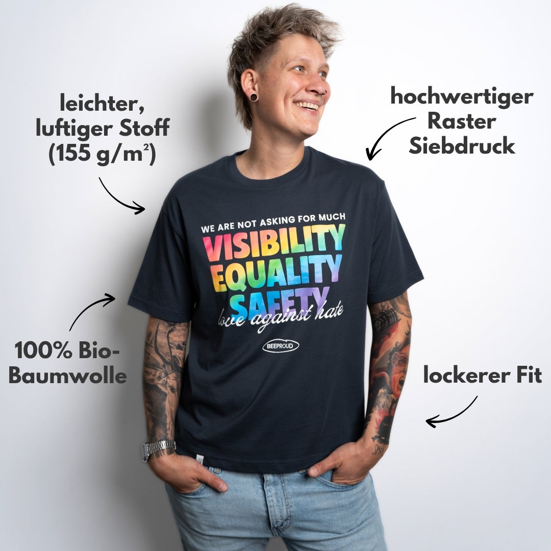 Shirt "Visibility Equality Safety"