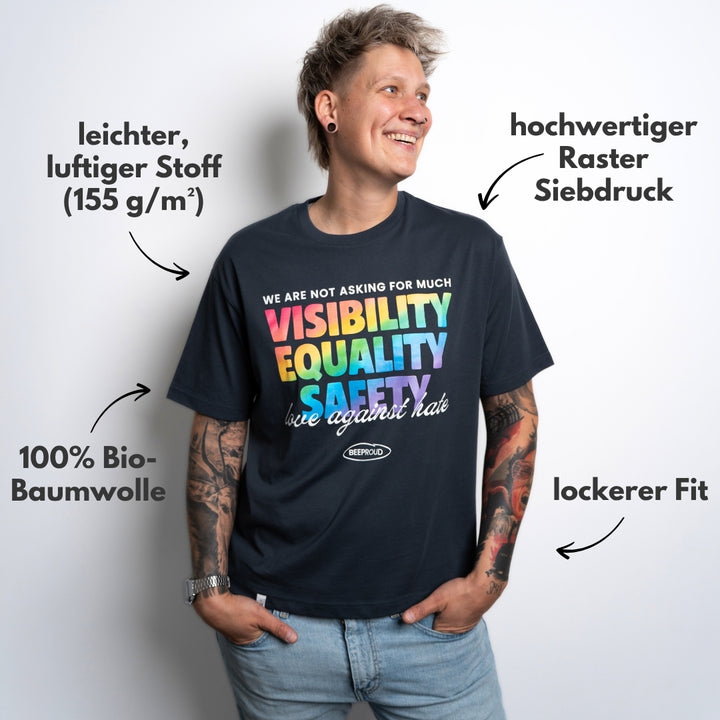 Shirt "Visibility Equality Safety"
