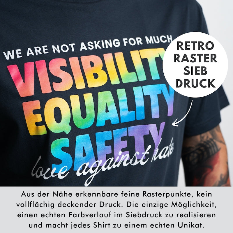 Shirt "Visibility Equality Safety"