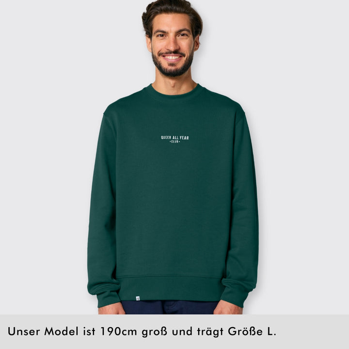 Sweatshirt "Queer All Year Club" Stick
