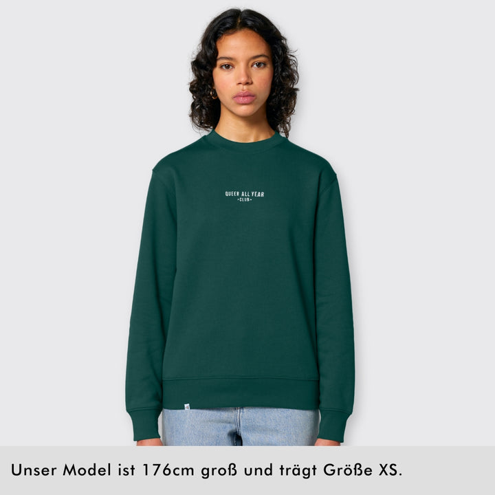 Sweatshirt "Queer All Year Club" Stick