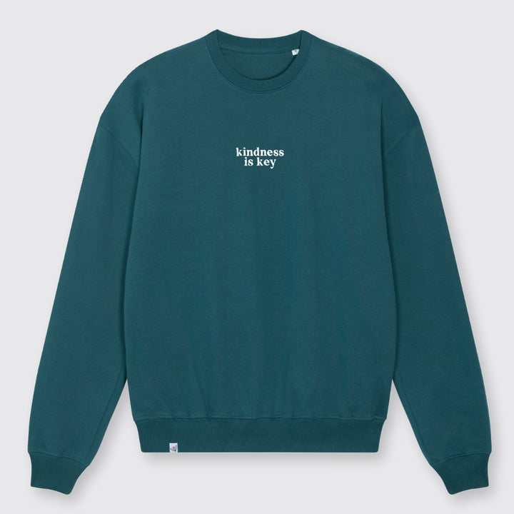 Premium Oversized Sweatshirt "kindness is key" Stick