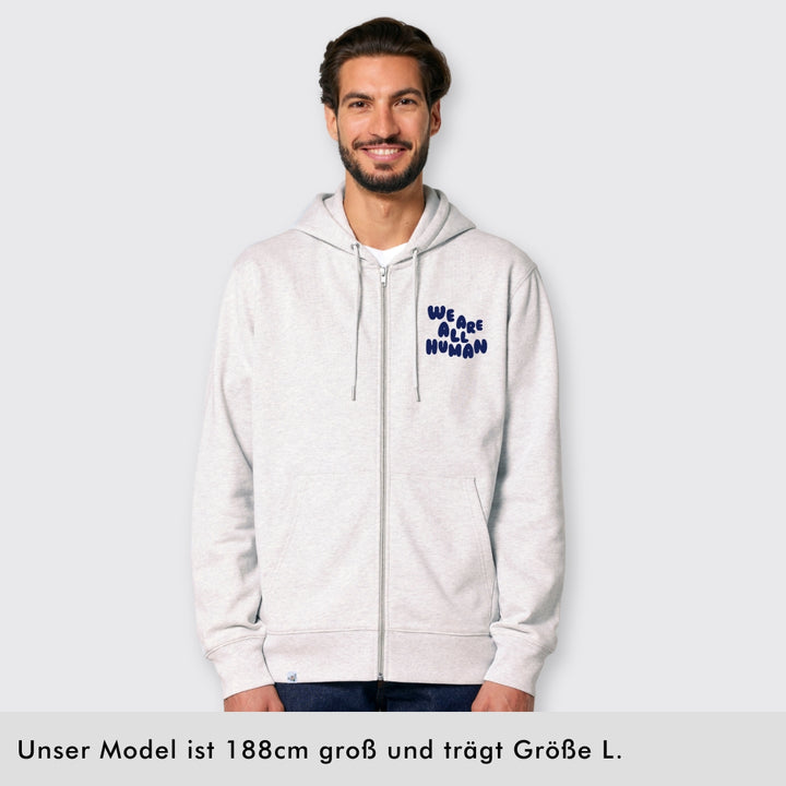 Zipper "We are all Human" - regular fit - Winteredition