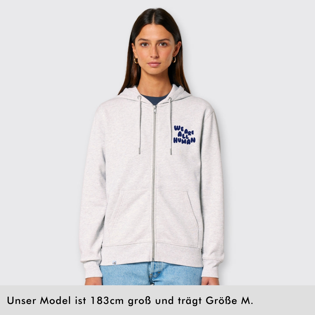 Zipper "We are all Human" - regular fit - Winteredition