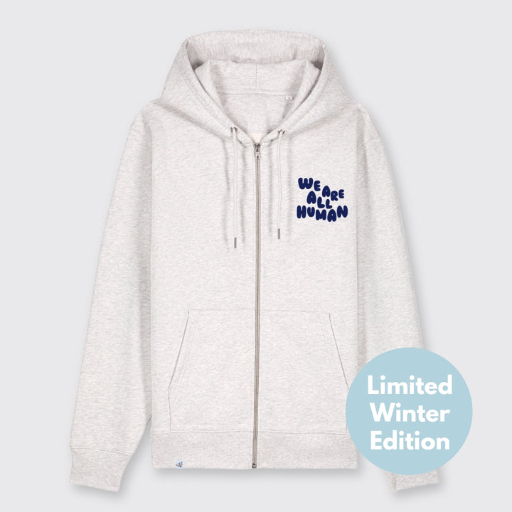 Zipper "We are all Human" - regular fit - Winteredition