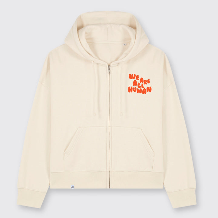 Zipper "We are all Human" - short fit