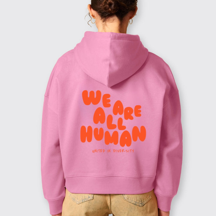 Zipper "We are all Human" - short fit
