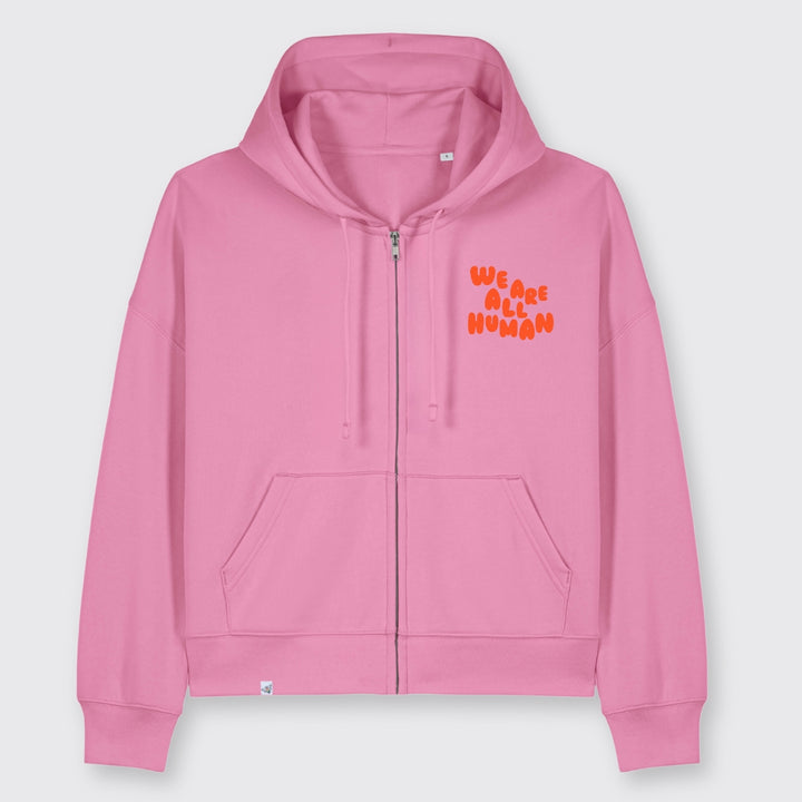 Zipper "We are all Human" - short fit