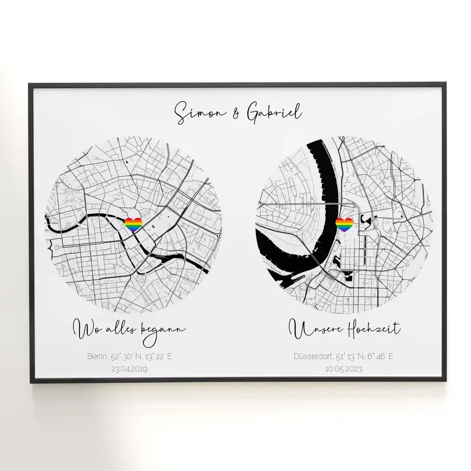 Personalisiertes Poster - Unsere Momente