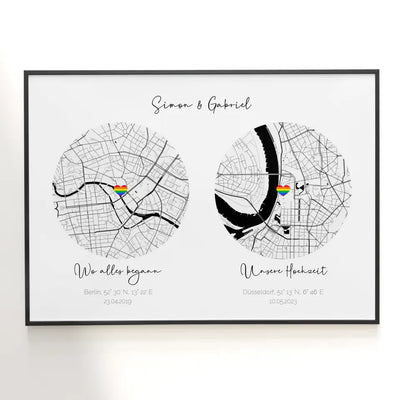 Personalisiertes Poster - Unsere Momente