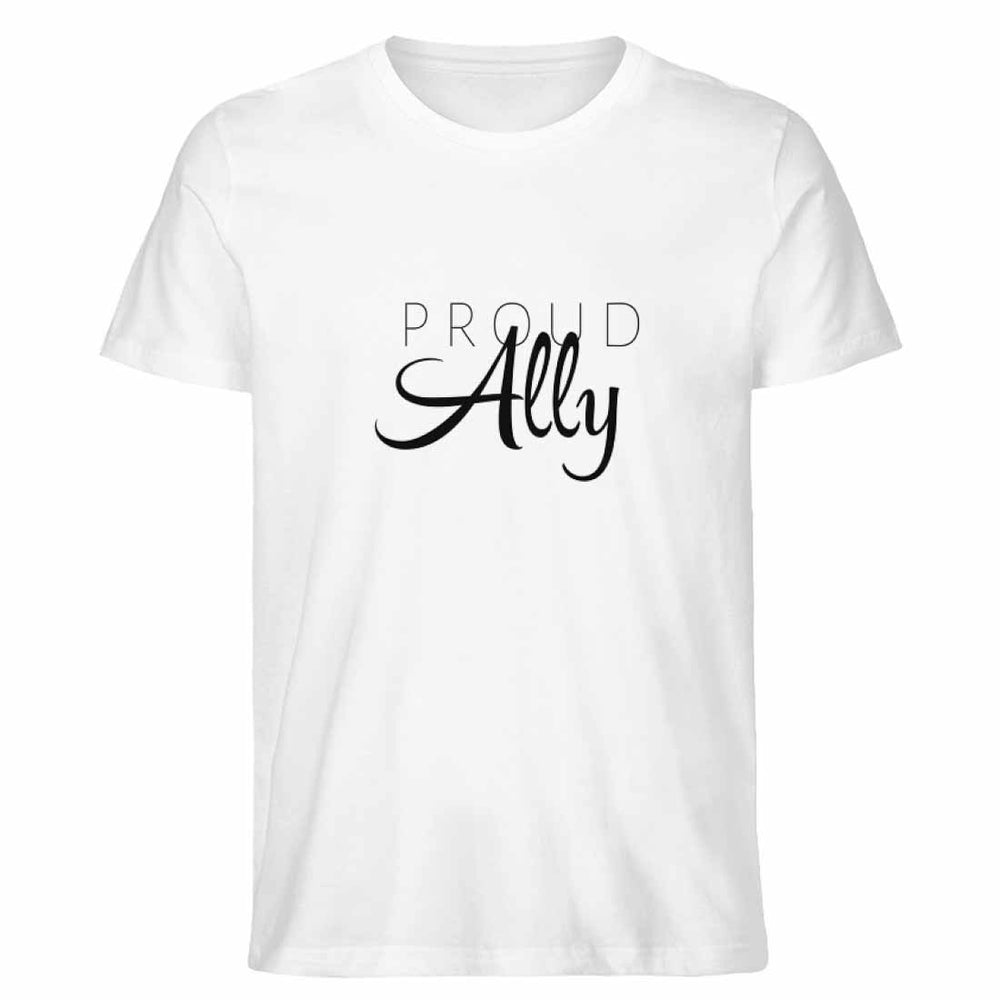 weißes Shirt mit der Aufschrift Proud Ally
